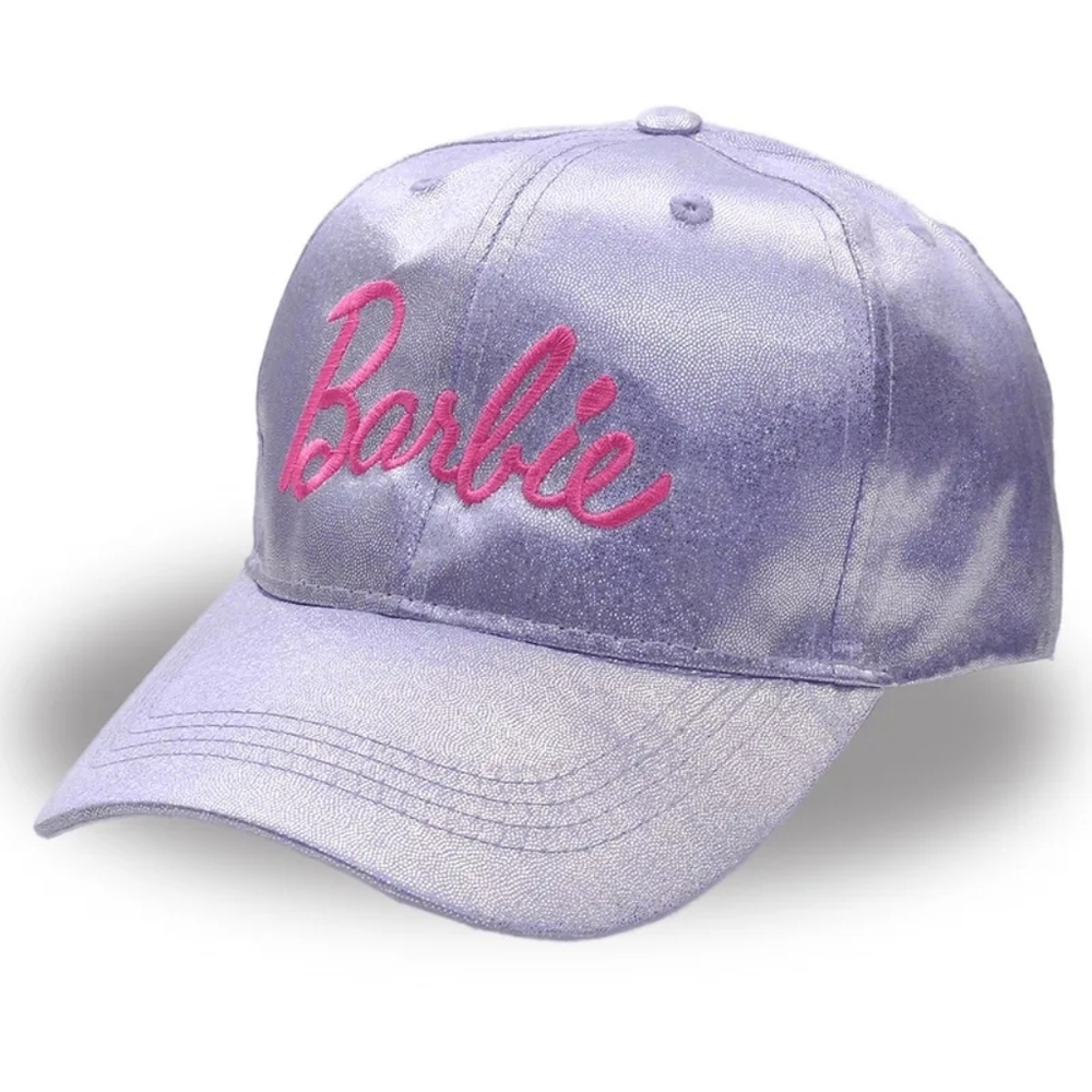 Barbie Purple Glitter Baseball Cap Hat